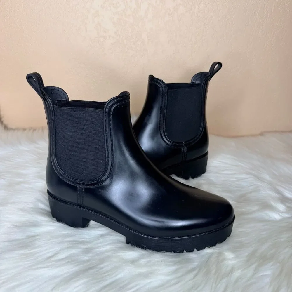 Jeffrey Campbell Cloudy Rain Boot Size 8
